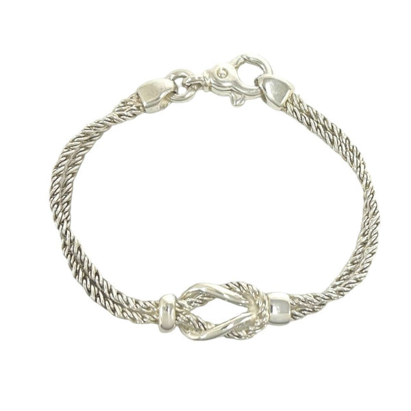Tiffany Co. Vintage Twist Rope Silver Bracelet