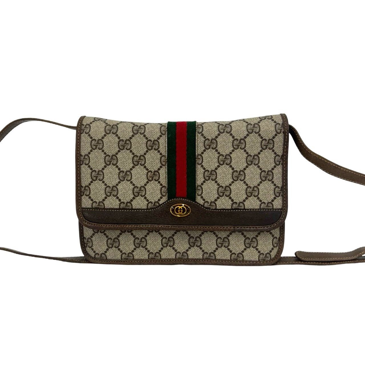 Gucci GG Leather Shoulder Bag