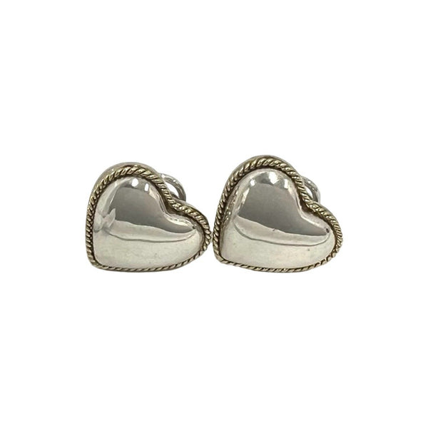 Tiffany & Co. Silver Vintage Heart Earrings