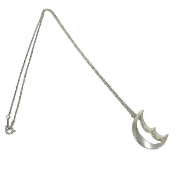 TIFFANY&Co. Crescent Moon Silver Necklace