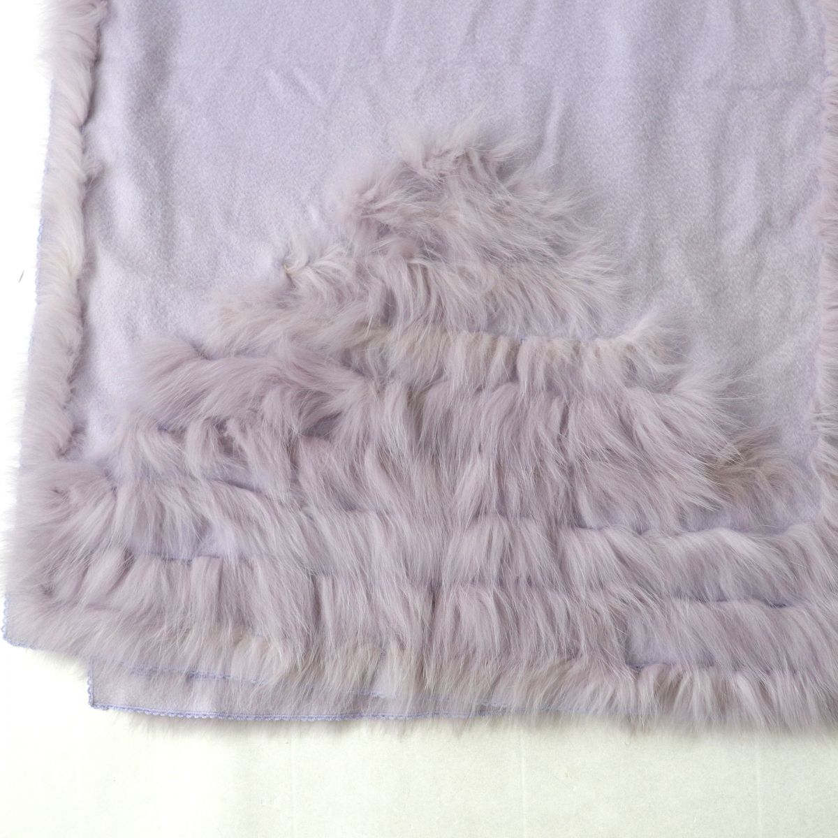 Fendi Fox Fur Cashmere Shawl for Women