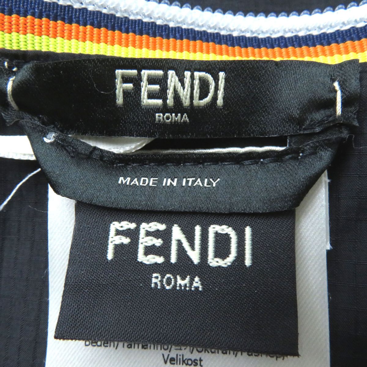 Fendi Hooded Mink Scarf Zucca Pattern