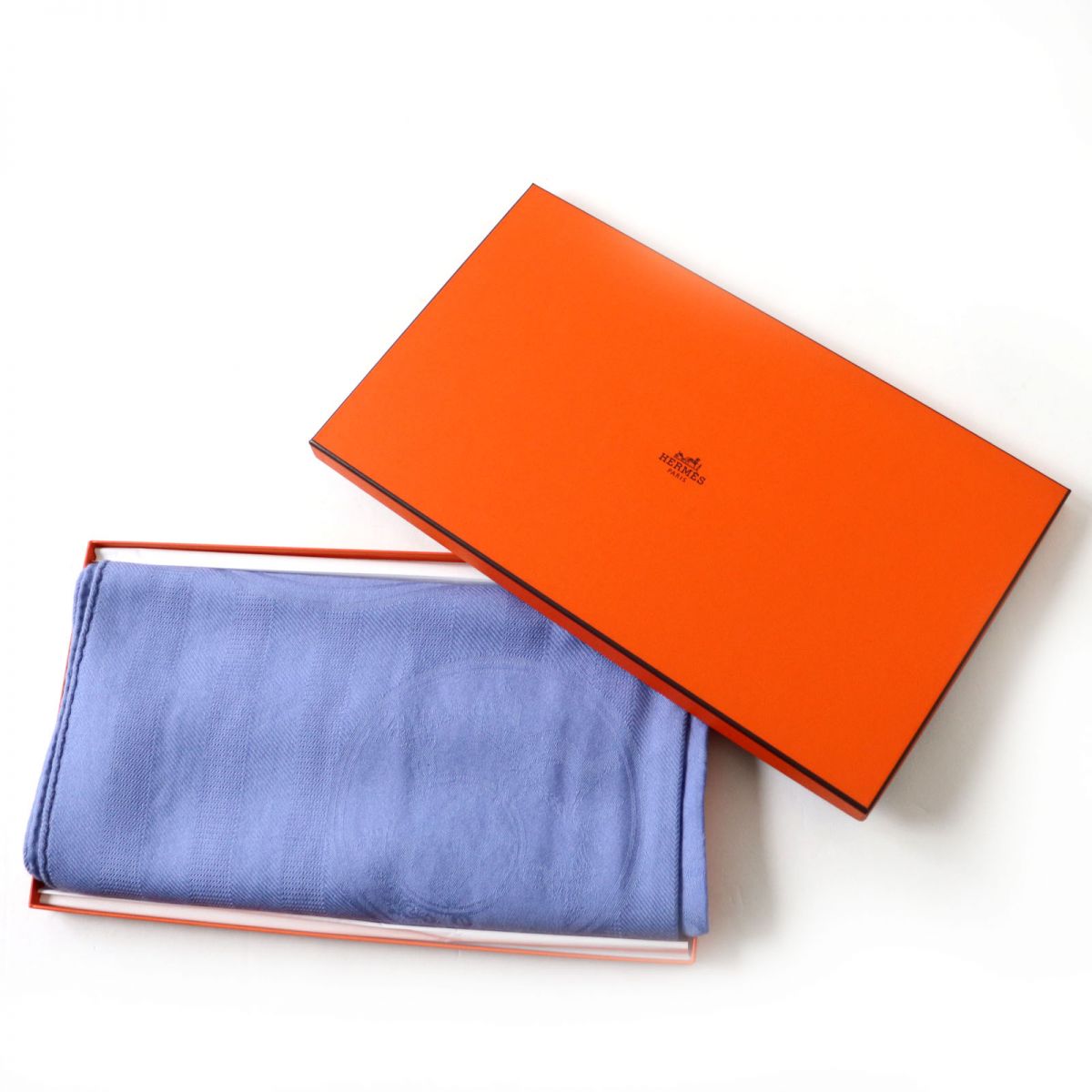 Hermes Etoile New Libris Silk Cashmere Shawl