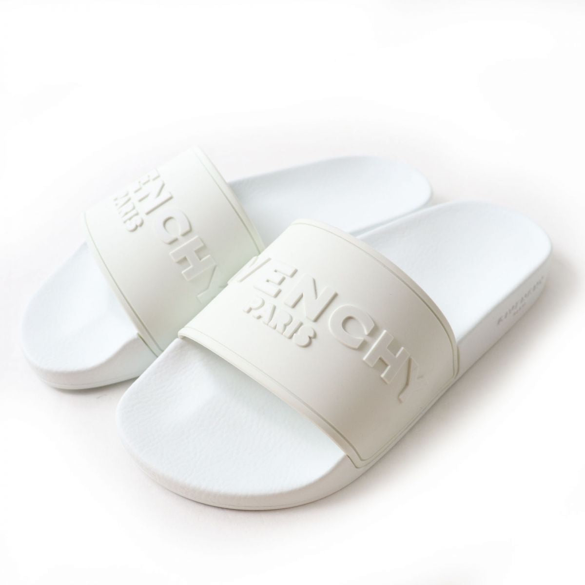 Givenchy Women's Logo Slide Sandals Off-White