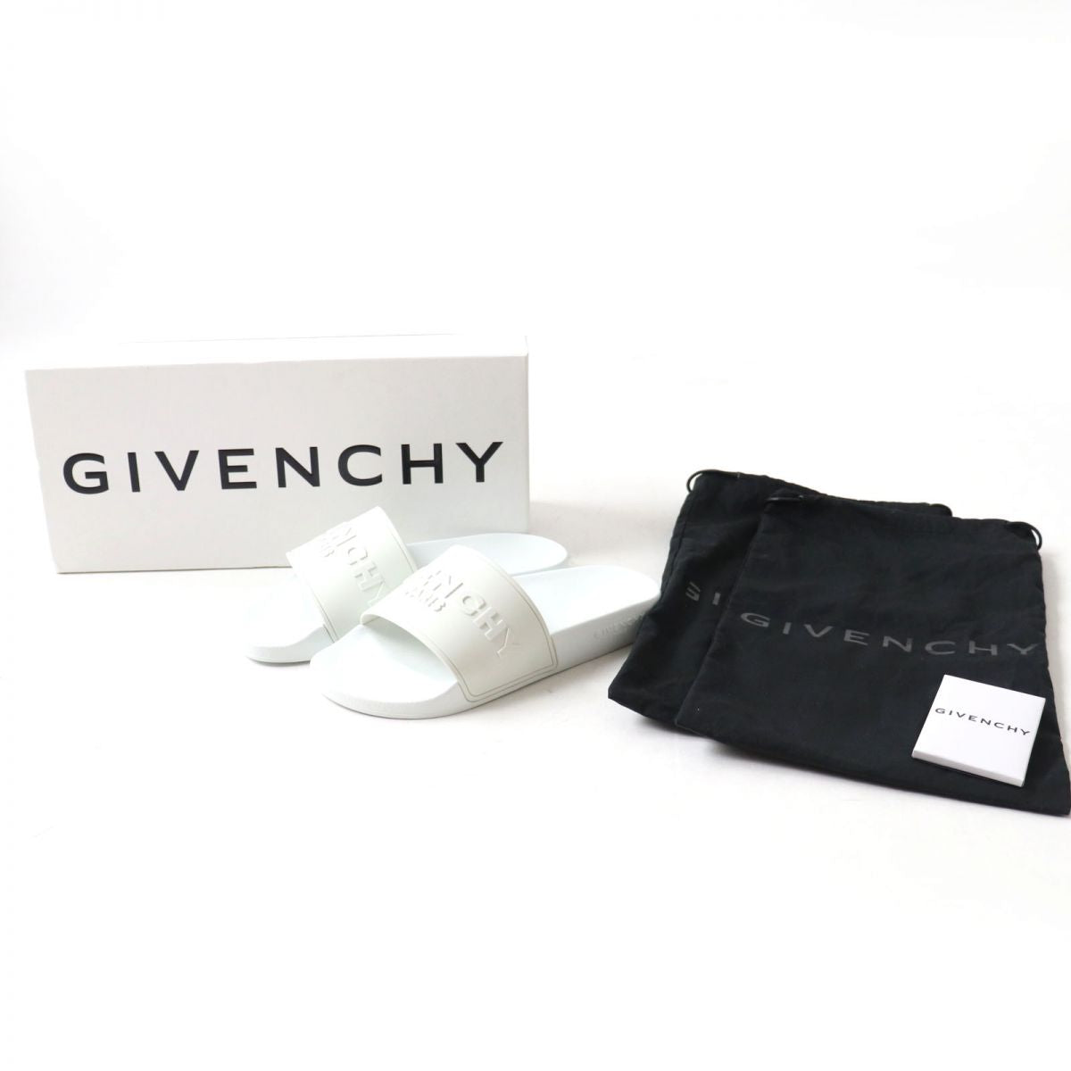 Givenchy Women's Logo Slide Sandals Off-White