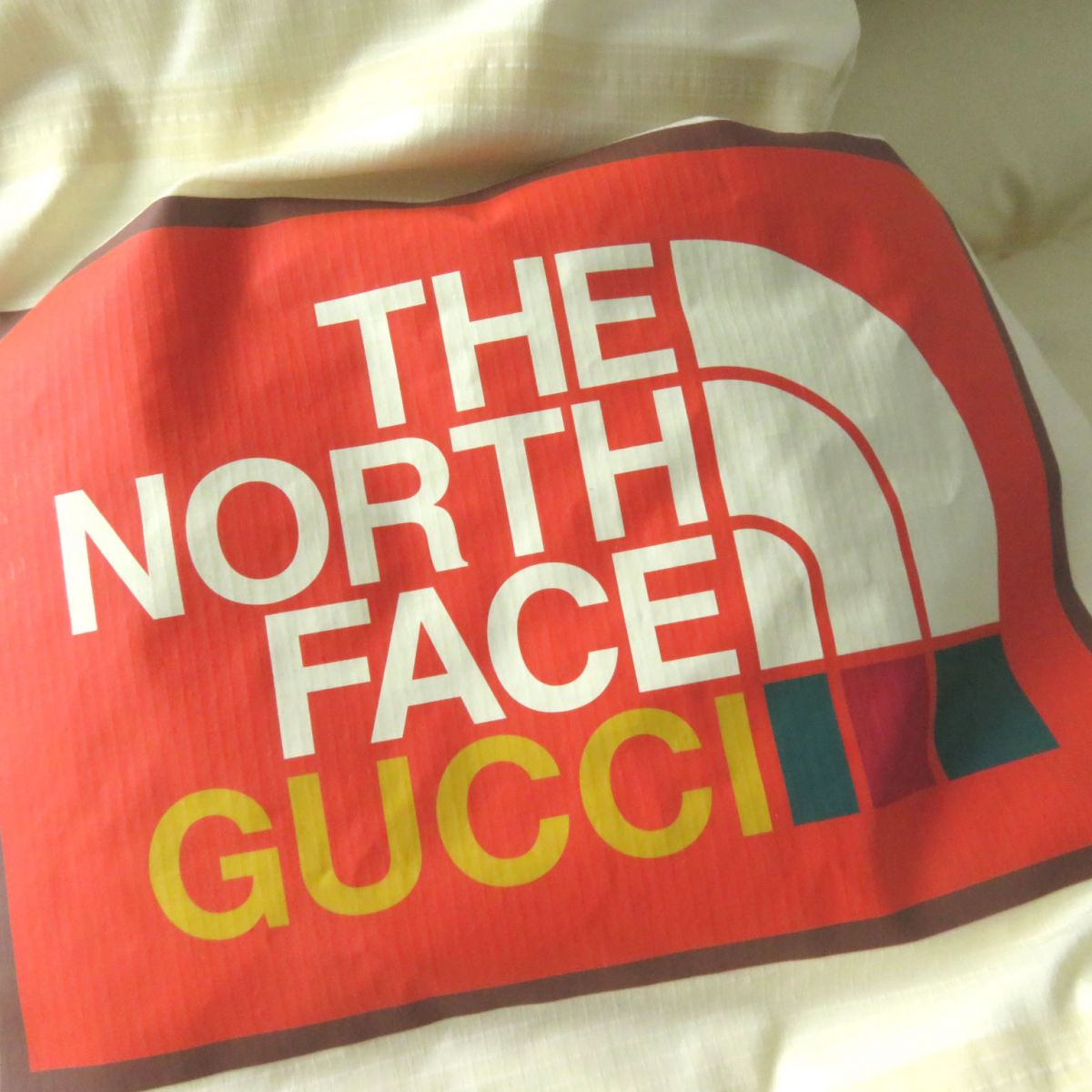 Gucci x North Face Hooded Long Down Jacket