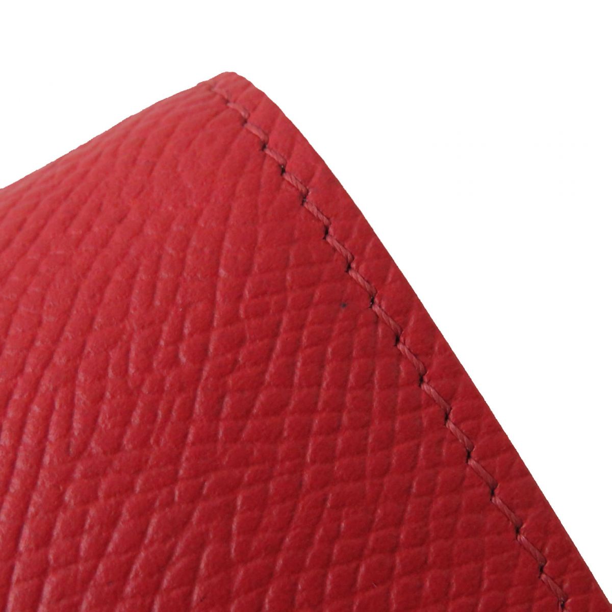 Celine Leather Large Flap Wallet Red