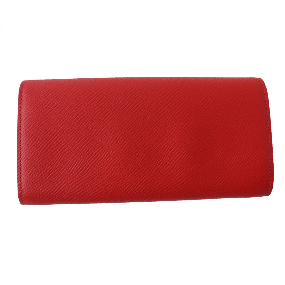 Celine Leather Large Flap Wallet Red