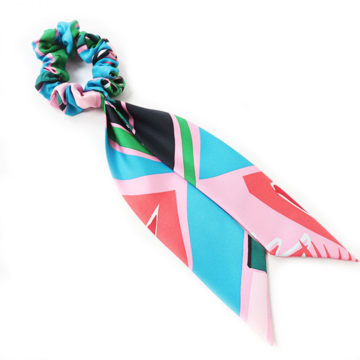 Hermes Silk BELLA Sea Surf Fun Hair Accessory