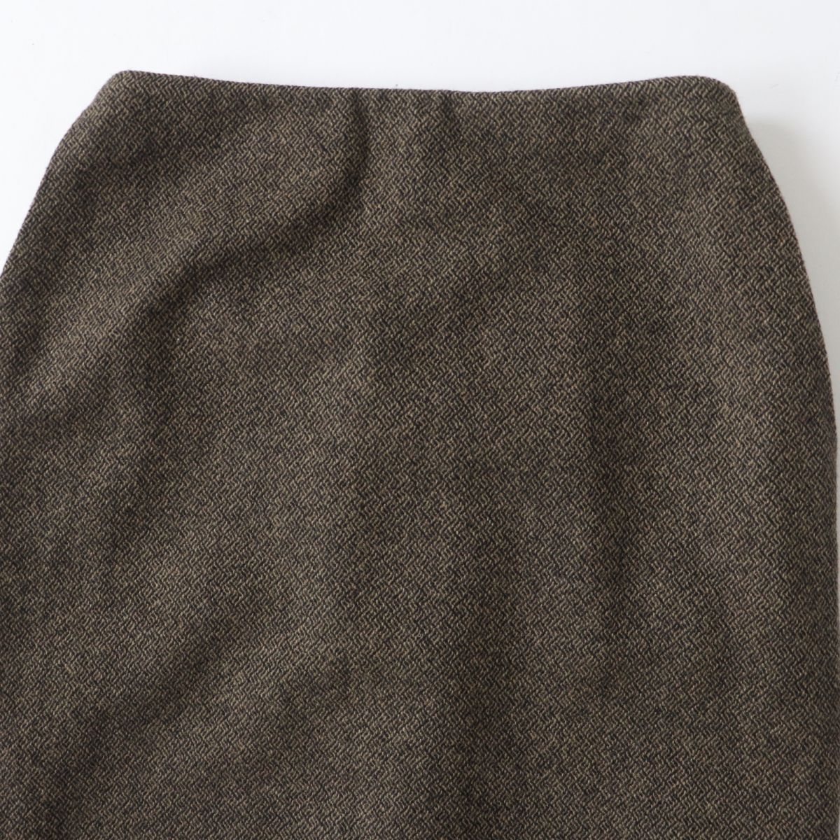 Hermes Cashmere Wool Silk Skirt, Size 34