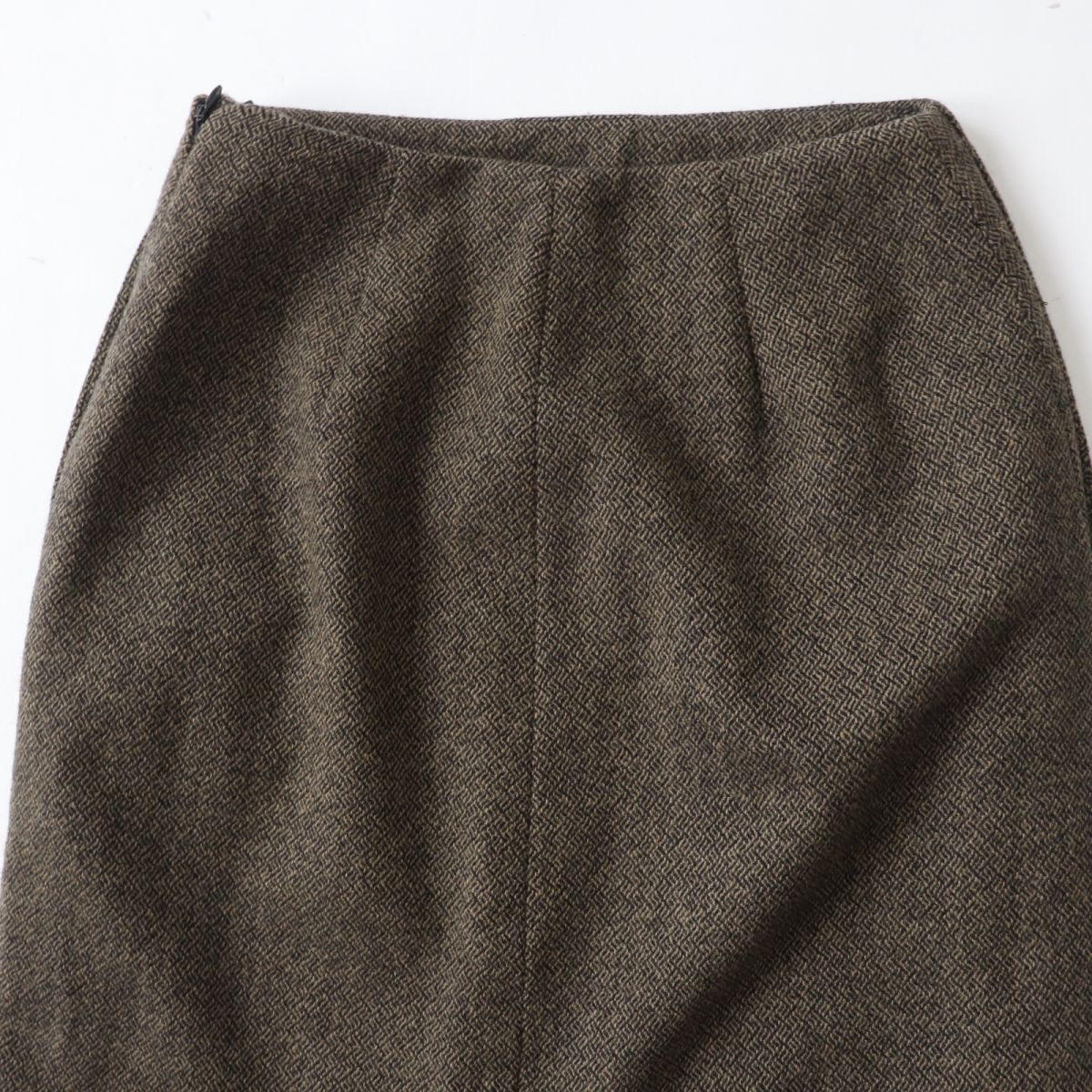 Hermes Cashmere Wool Silk Skirt, Size 34