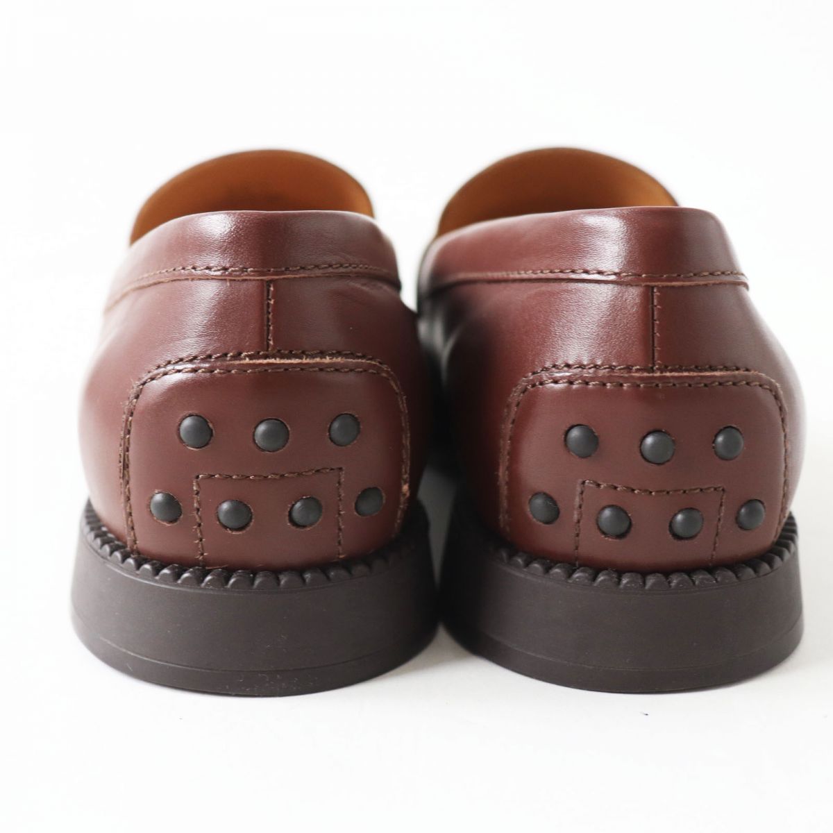 TOD'S Gommino Leather Driving Shoes Brown