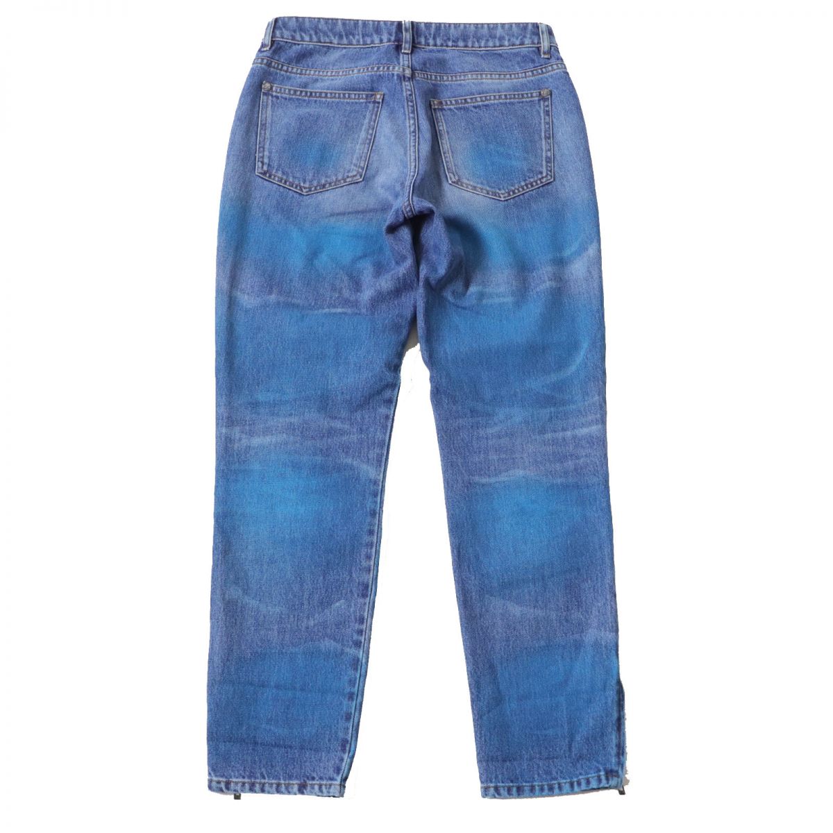 Chanel Women's Denim Pants Indigo Blue