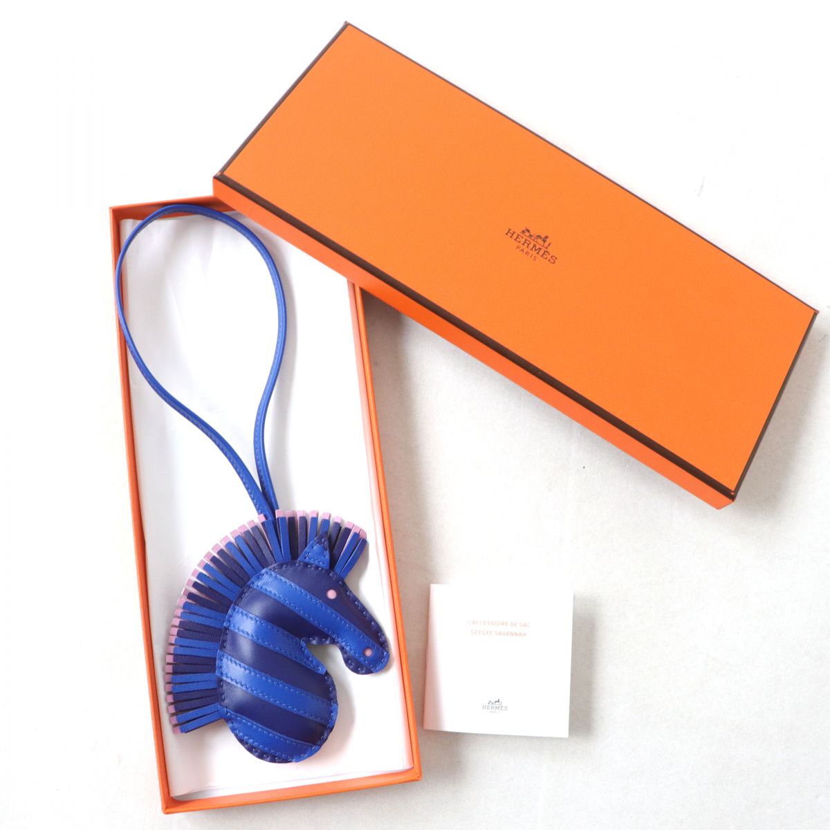 Hermes GG Savannah Blue Saphir/Mauve Sylvestre