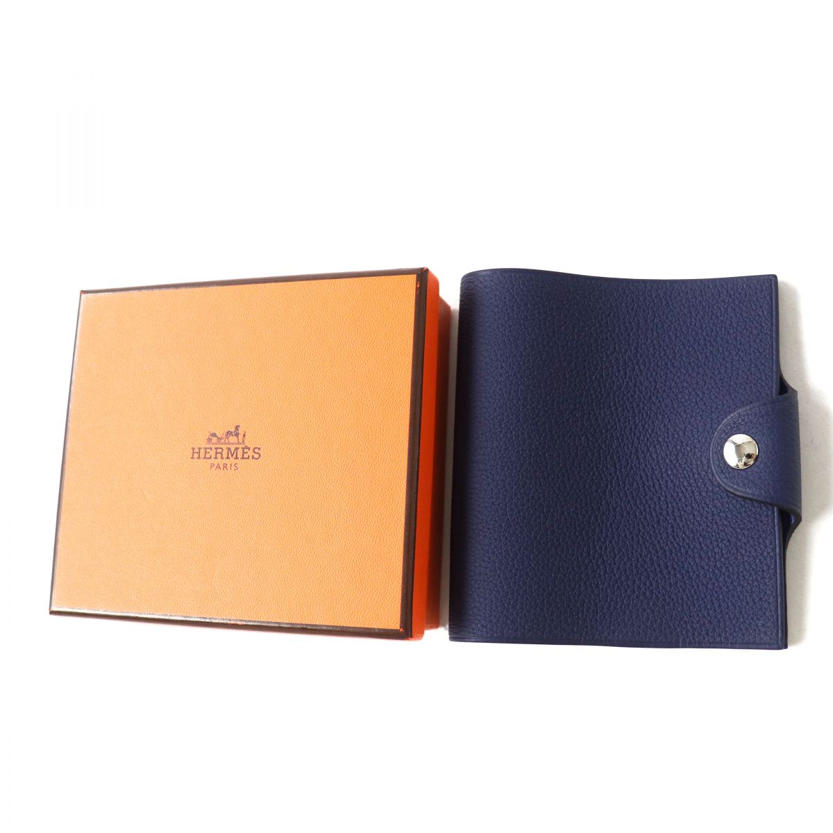 Hermes Ulysse Mini Notebook Cover Blue