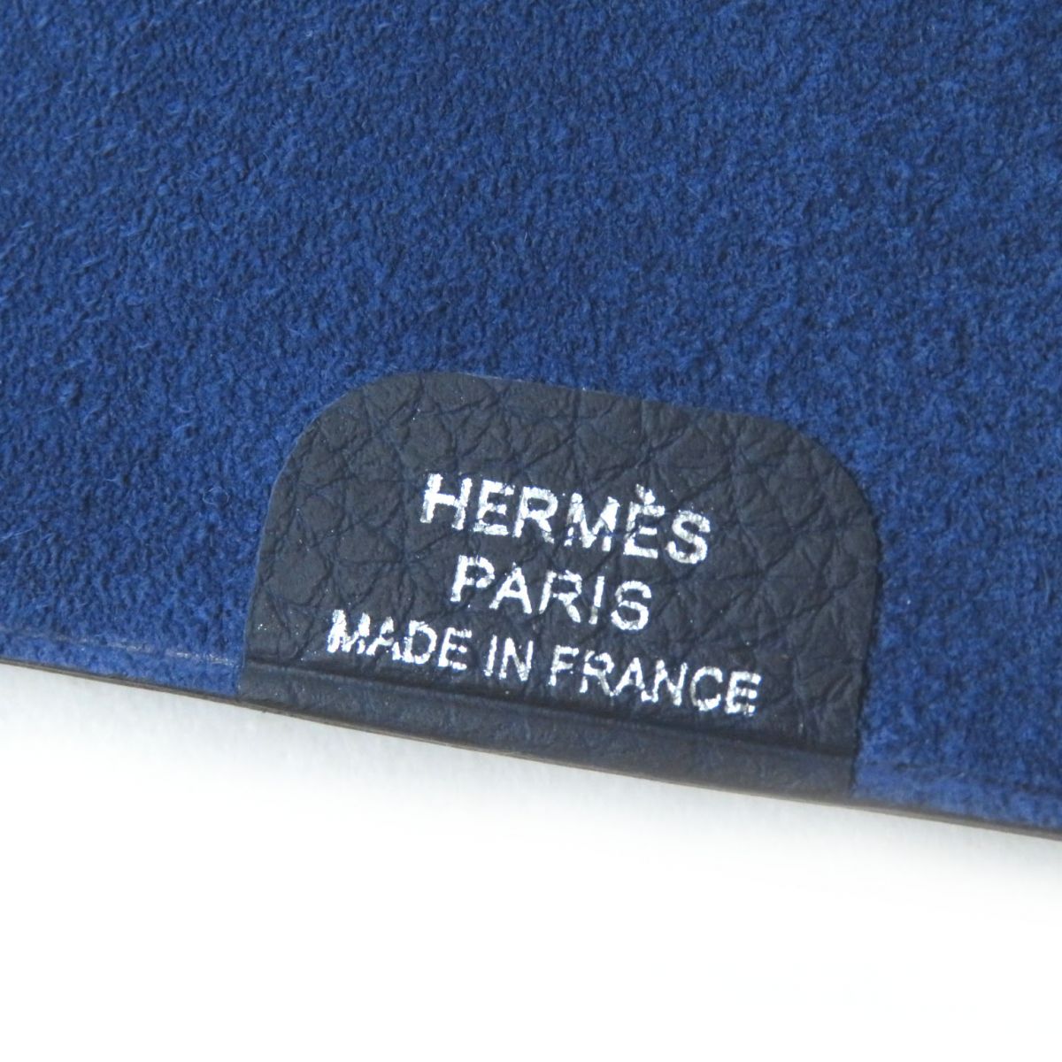 Hermes Ulysse Mini Notebook Cover Blue