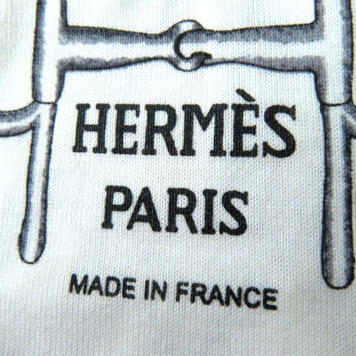 Hermes Cotton T-shirt White Multi 36