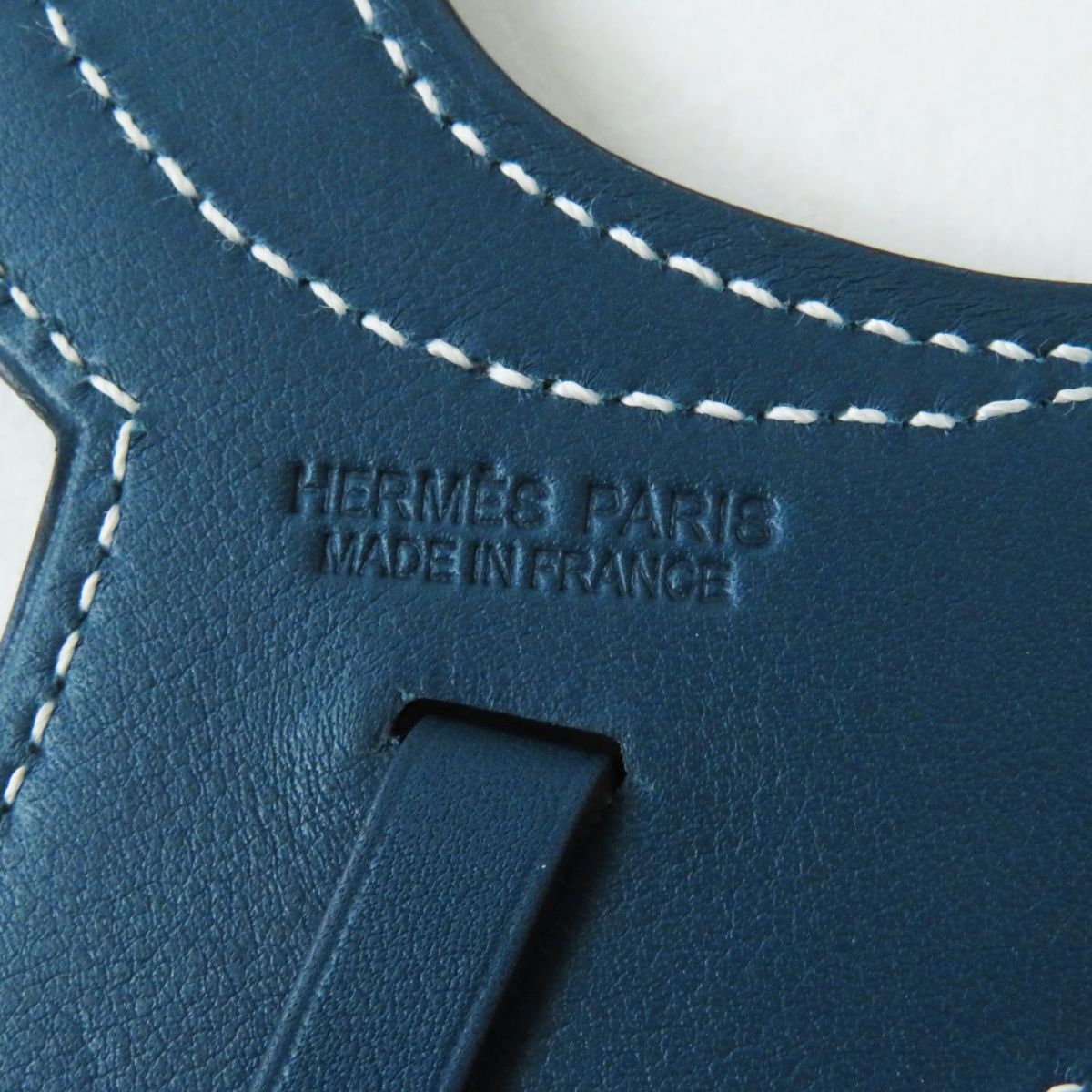 Hermes Paddock Cell Saddle Blue Atoll