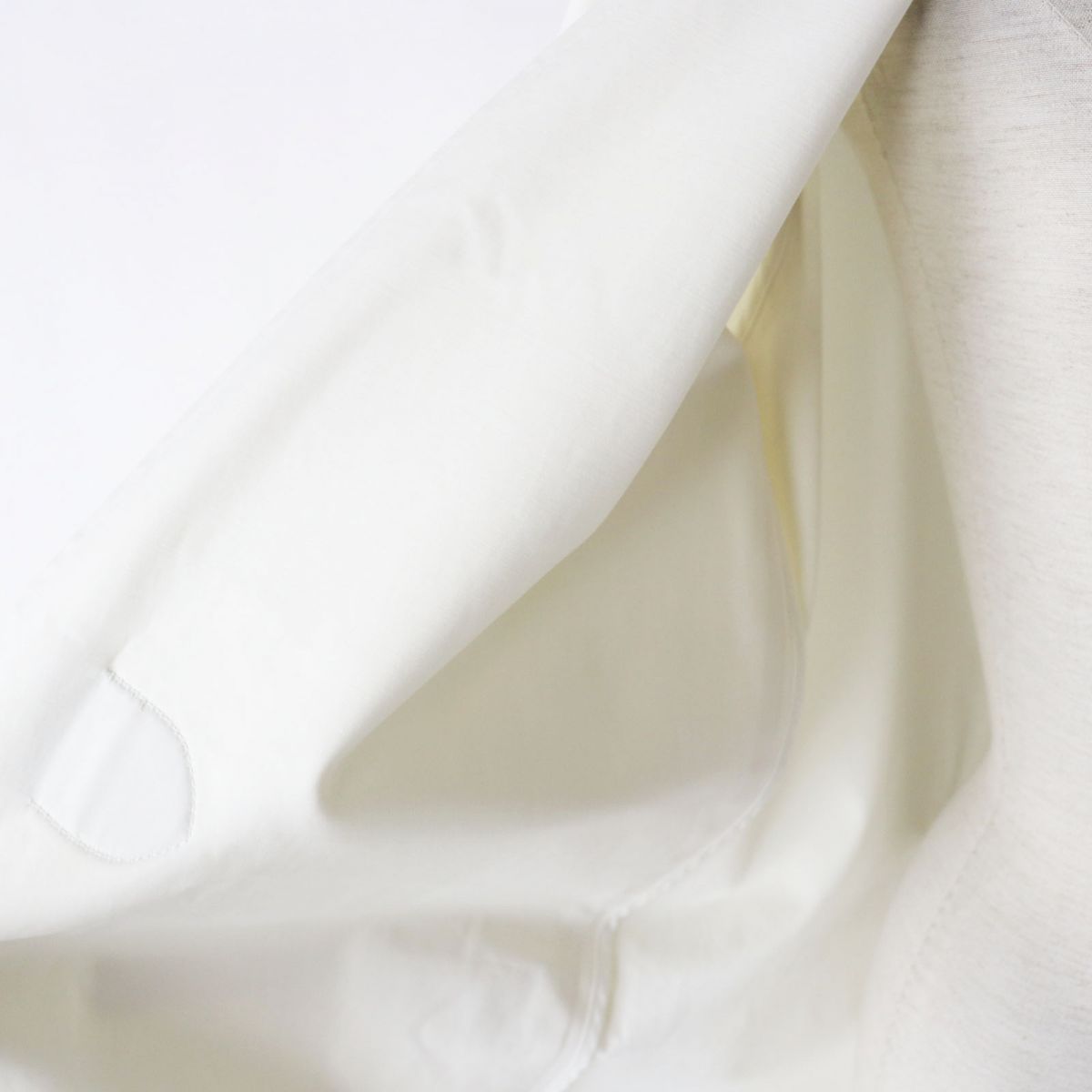 Hermes Leather Extra Long Coat White 34