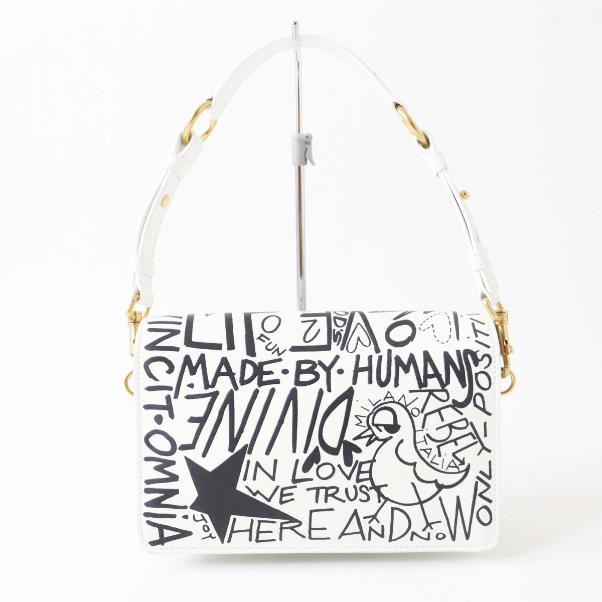 TODS Timeless Graffiti Mini 2WAY Leather Bag