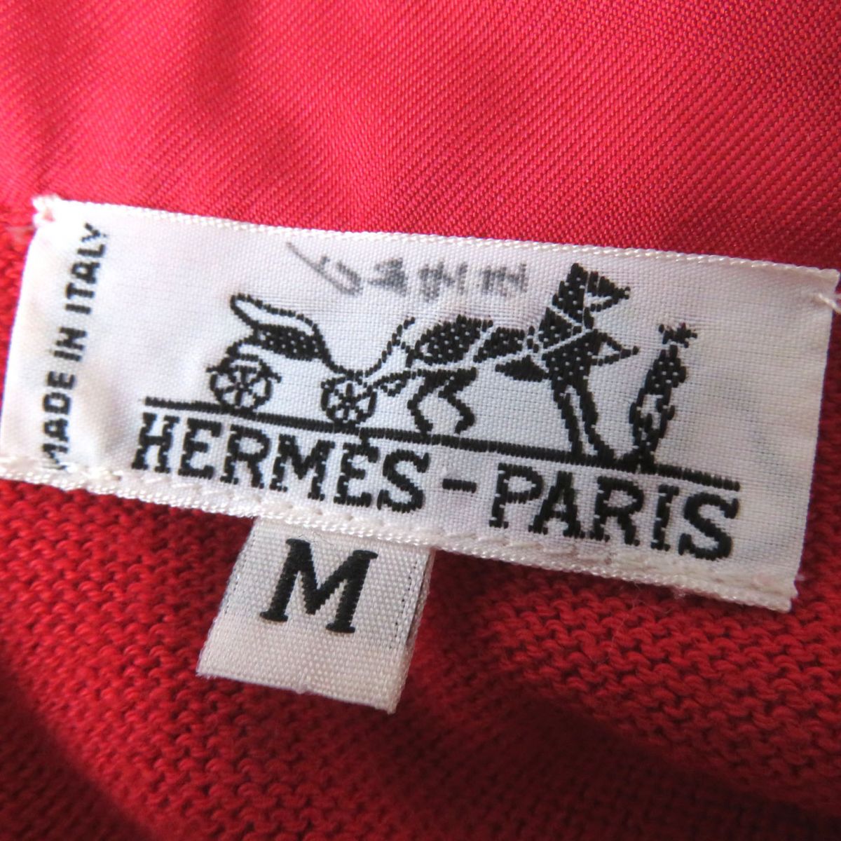 Hermes BRIDES de GALA Red Polo Shirt Women