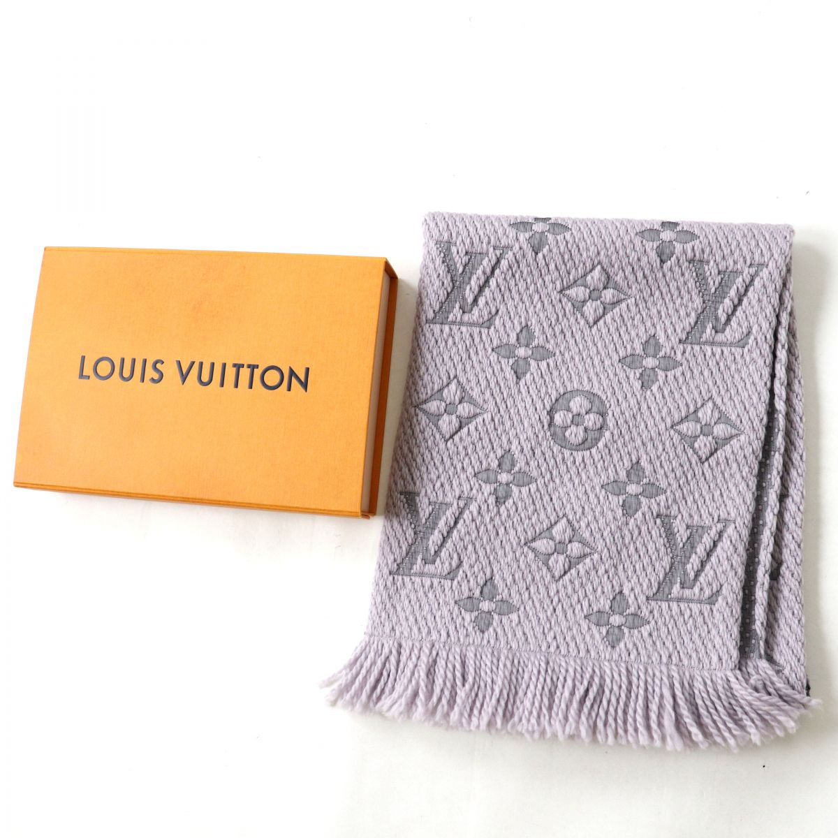 Louis Vuitton Logomania Scarf Silk Blend M74742