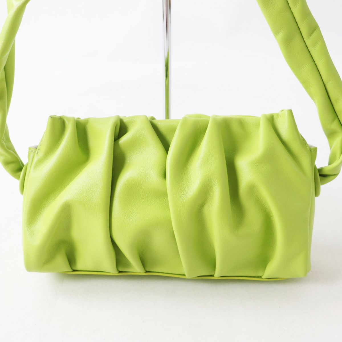 Elleme Leather Shoulder Bag Light Green