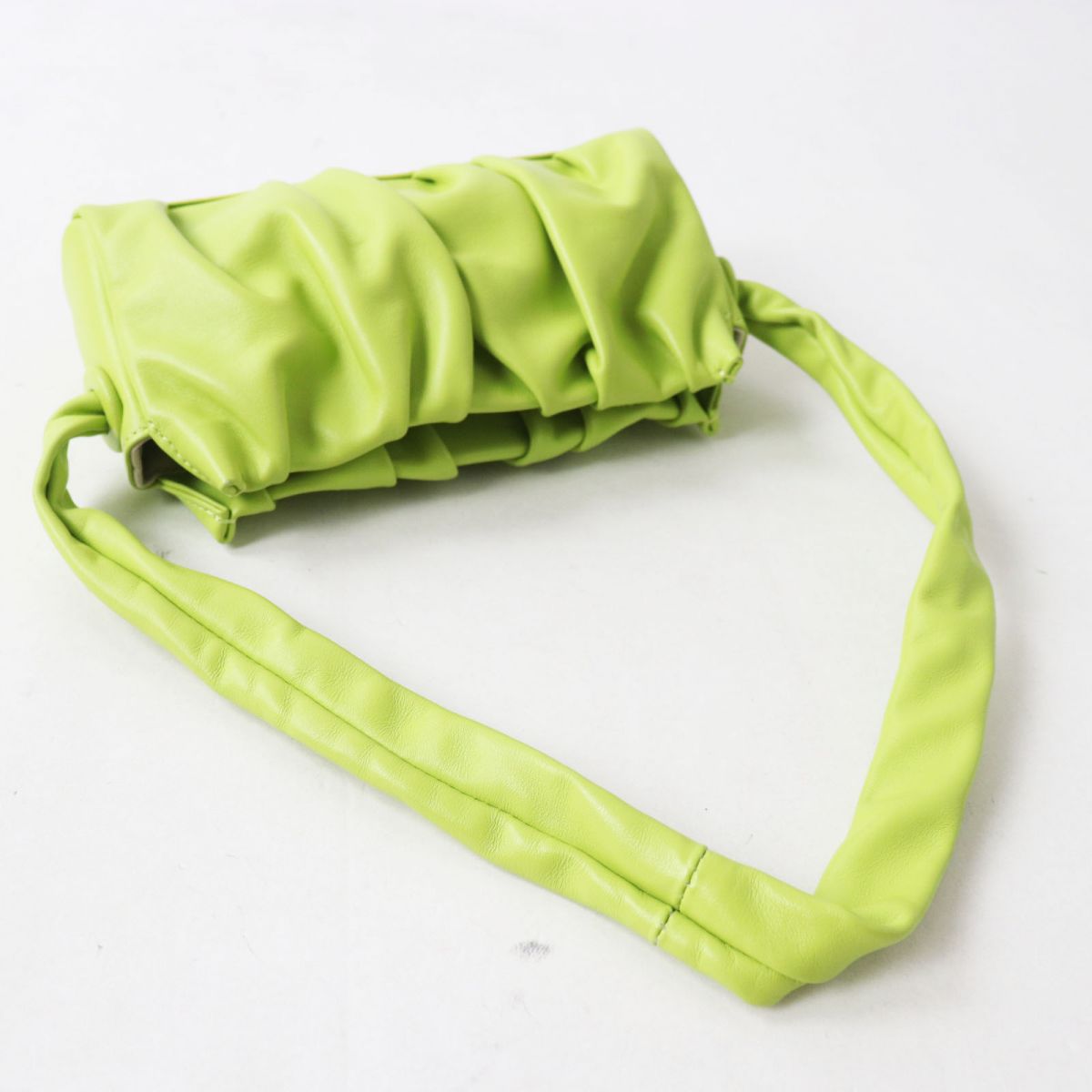 Elleme Leather Shoulder Bag Light Green