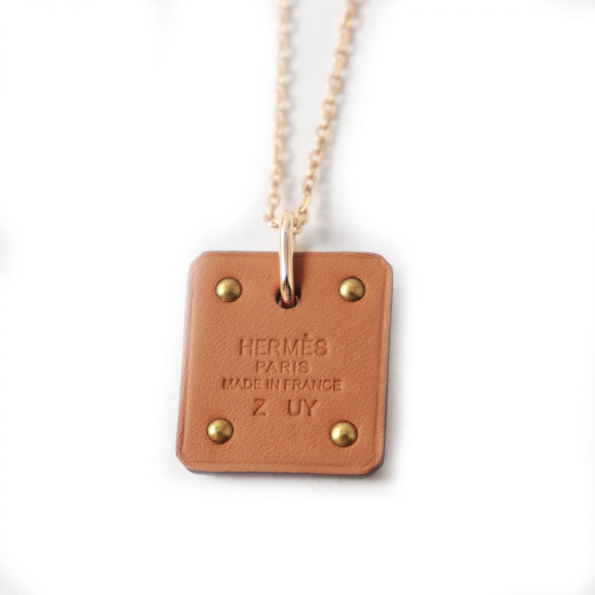 Hermes Asdecour Heart Pendant Necklace