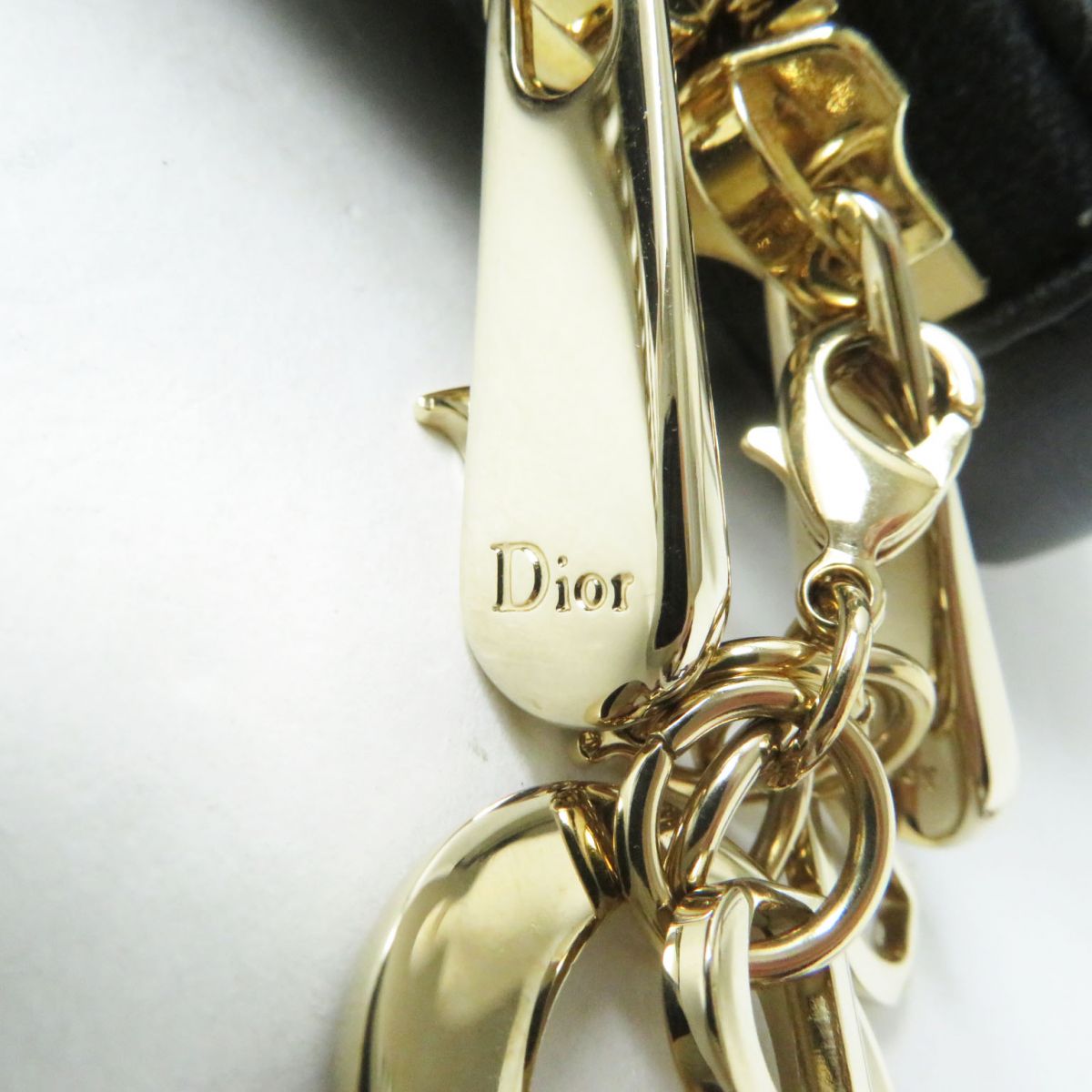 Dior Lady Dior Cannage Leather Phone Holder