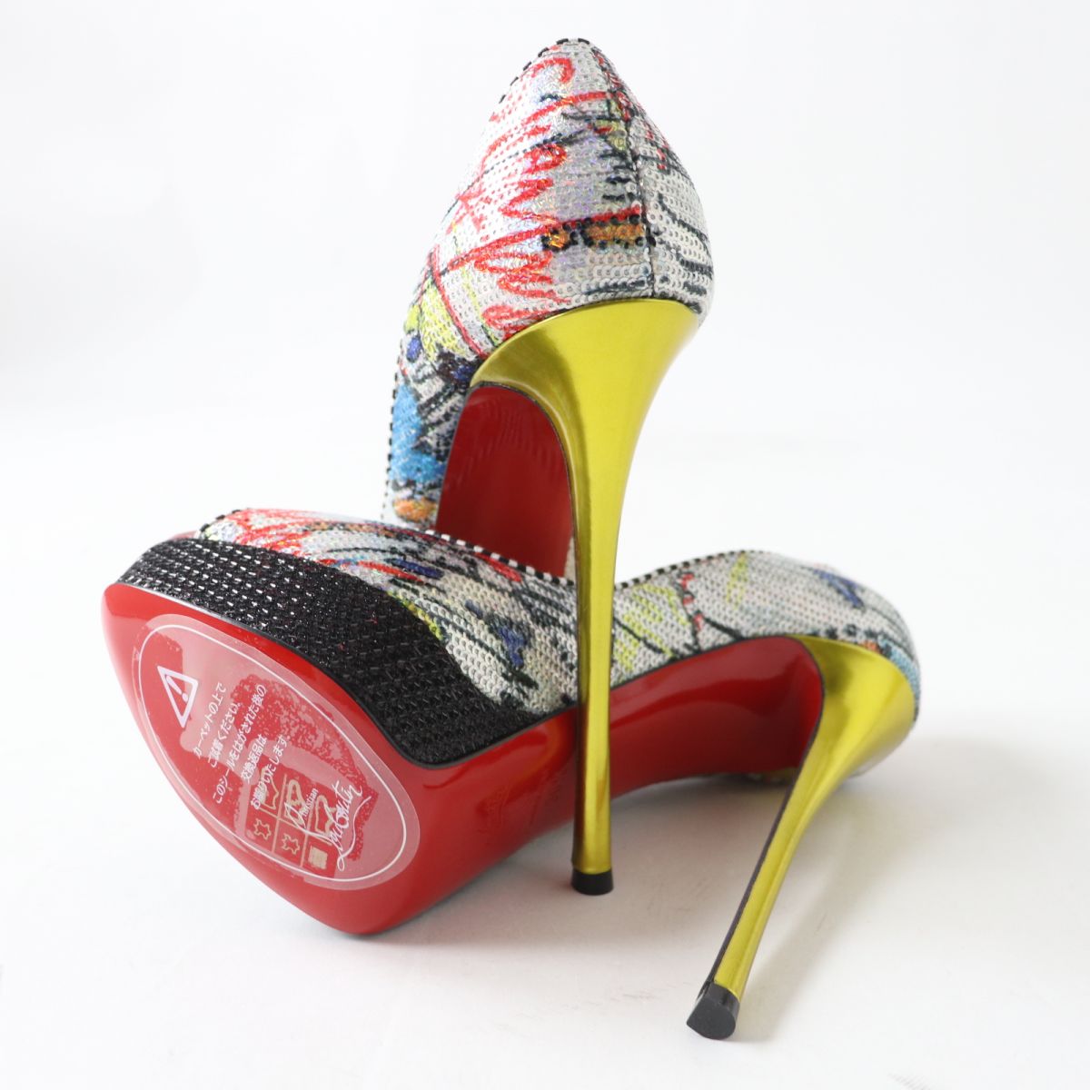 Christian Louboutin Peep Toe Pumps 36 1/2