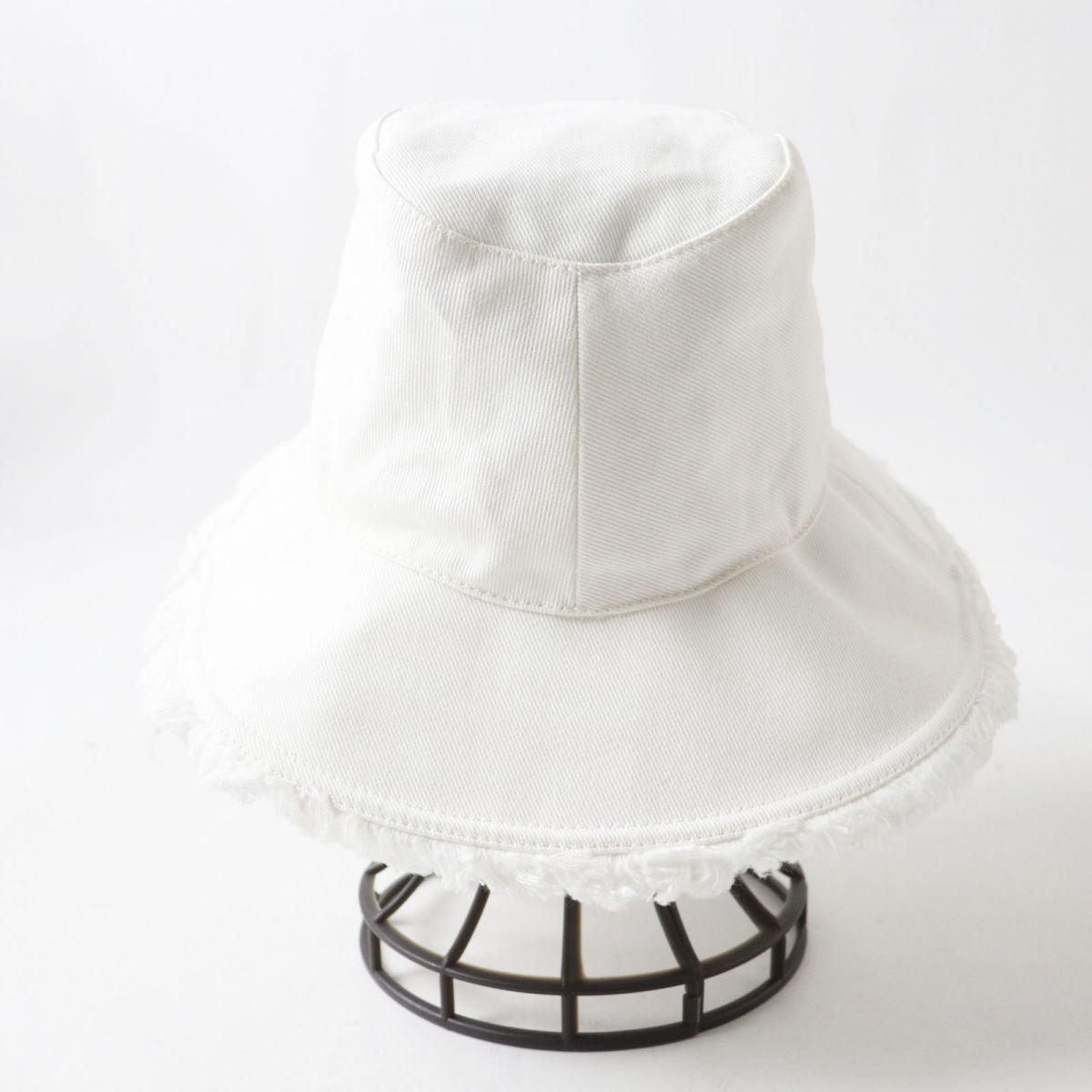 Prada Cotton Drill Hat 1HC145 White S