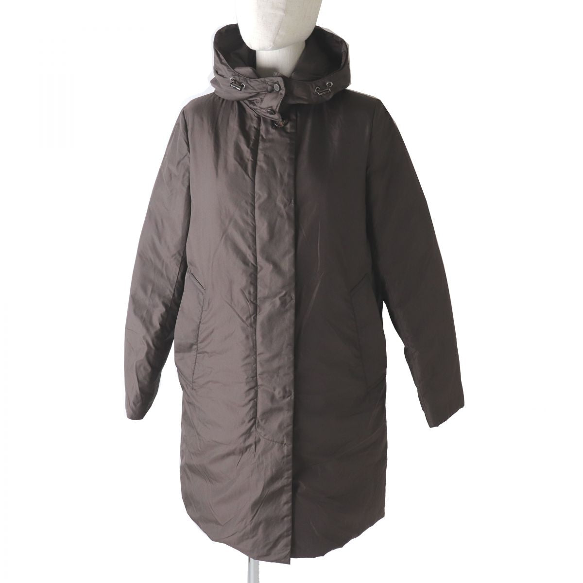 Mackintosh Women's Hooded Long Down Coat Brown