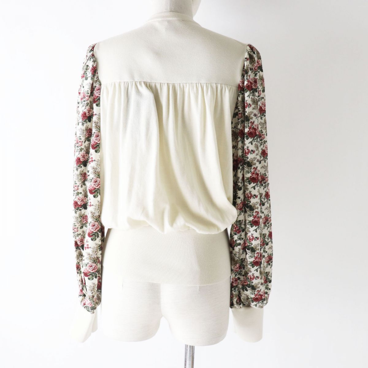 Louis Vuitton Floral Print Wool Cashmere Silk Knit Pullover