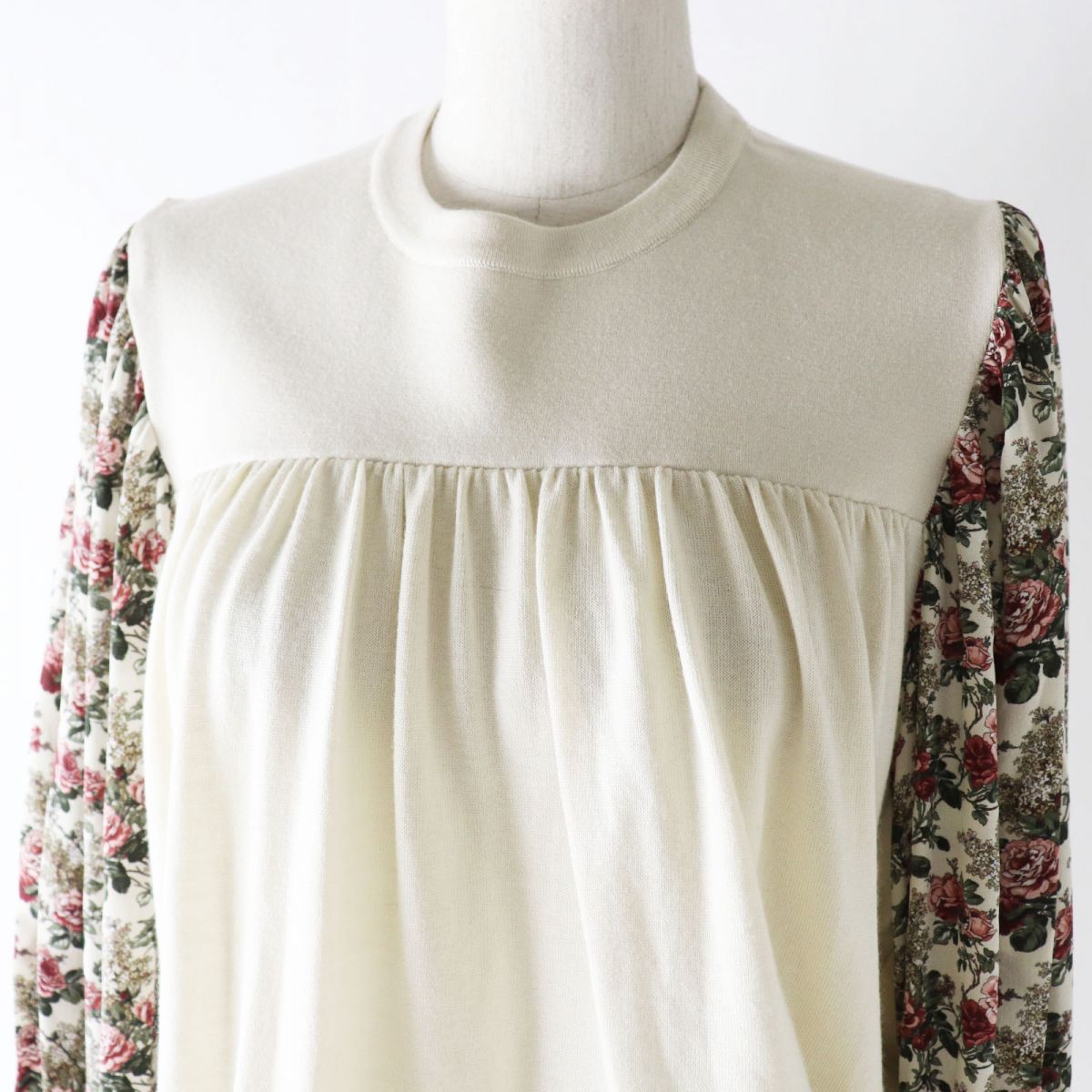 Louis Vuitton Floral Print Wool Cashmere Silk Knit Pullover