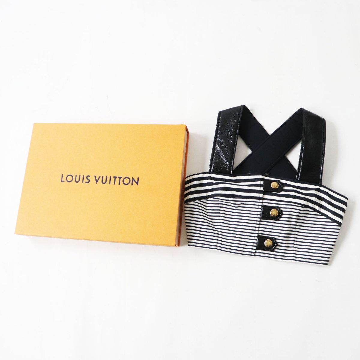 Louis Vuitton Mixed Stripe Crop Top Tank Top