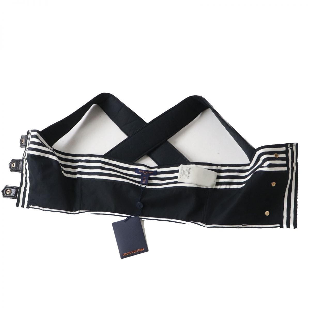 Louis Vuitton Mixed Stripe Crop Top Tank Top