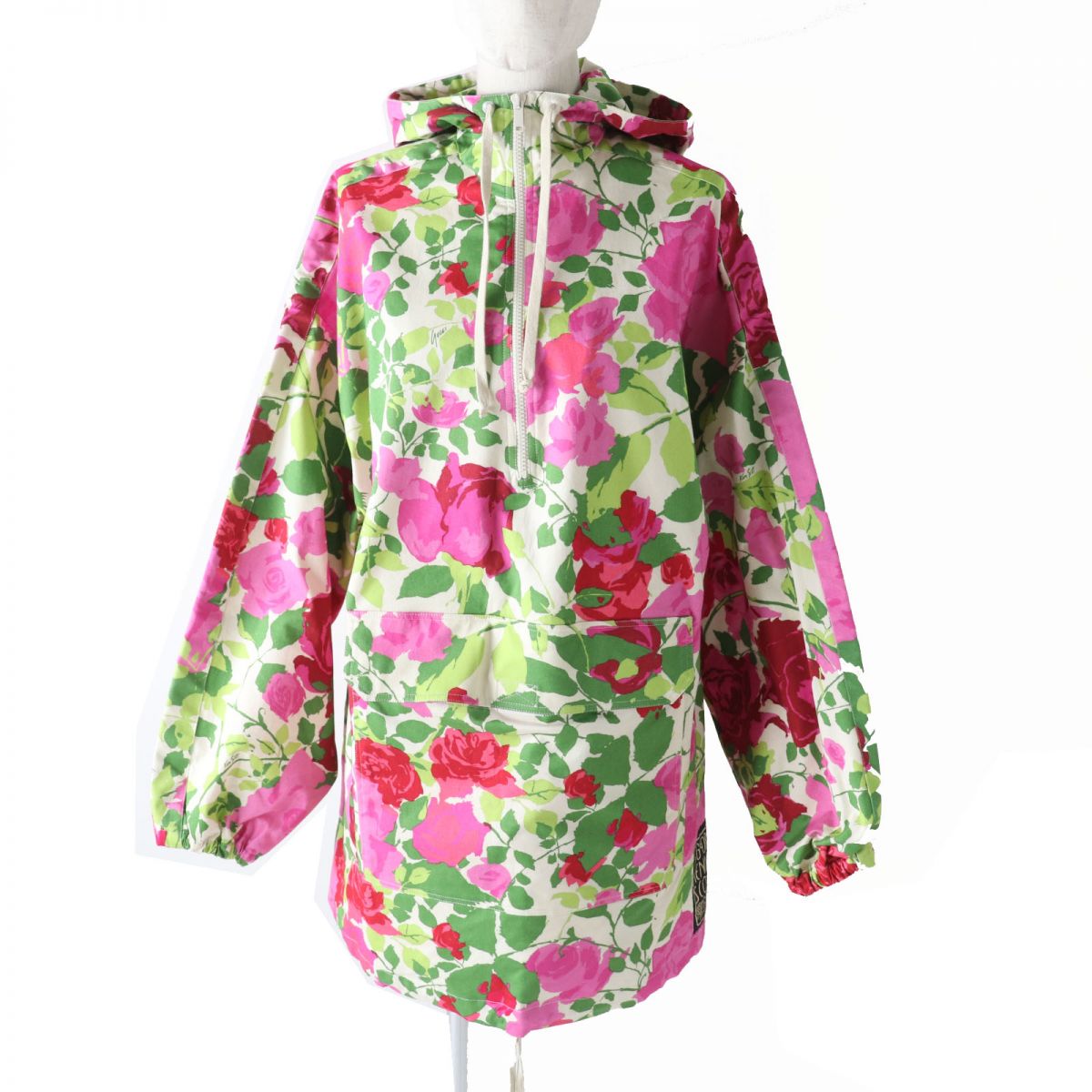 Gucci Rose Print Parka Anorak XS