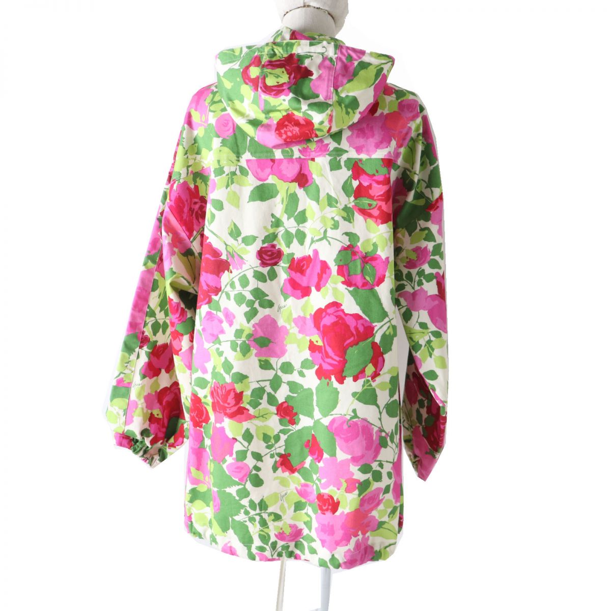 Gucci Rose Print Parka Anorak XS