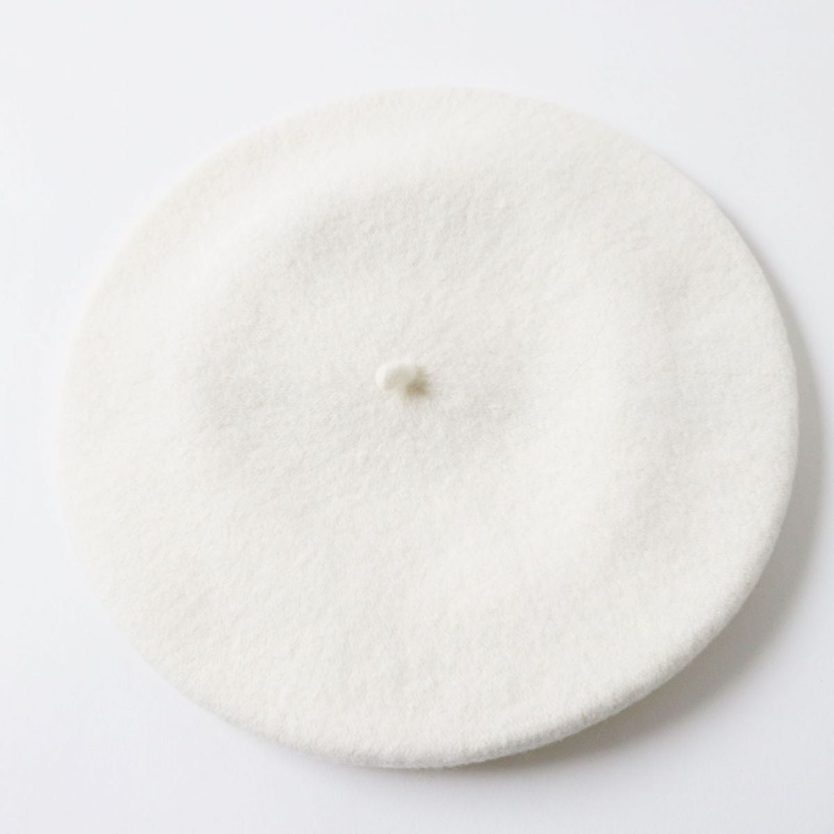 MAISON MARGIELA Wool Beret Unisex White