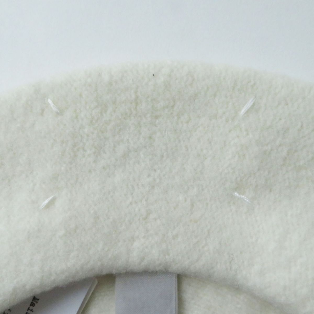 MAISON MARGIELA Wool Beret Unisex White