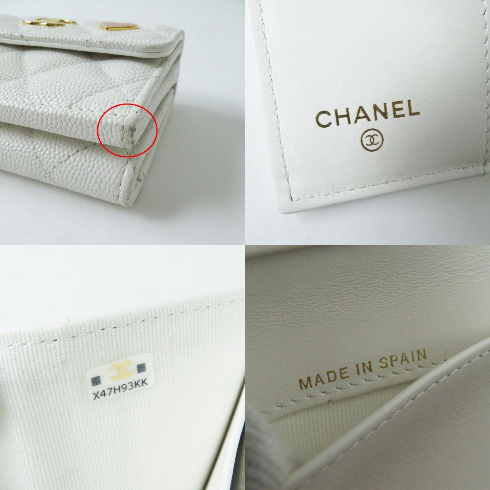 Chanel AP3081 Caviar Skin Small Flap Wallet