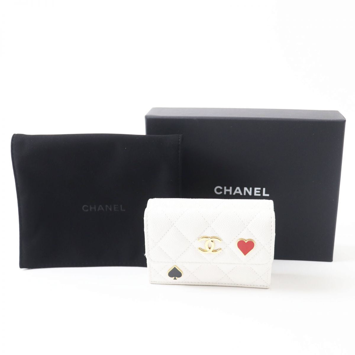 Chanel AP3081 Caviar Skin Small Flap Wallet