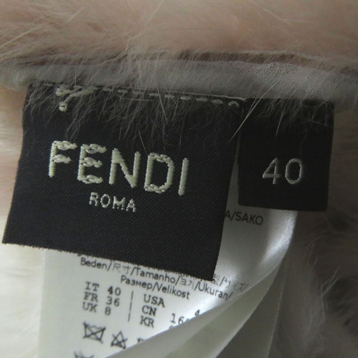 Fendi Women's Hooded Mink Reversible Jacket