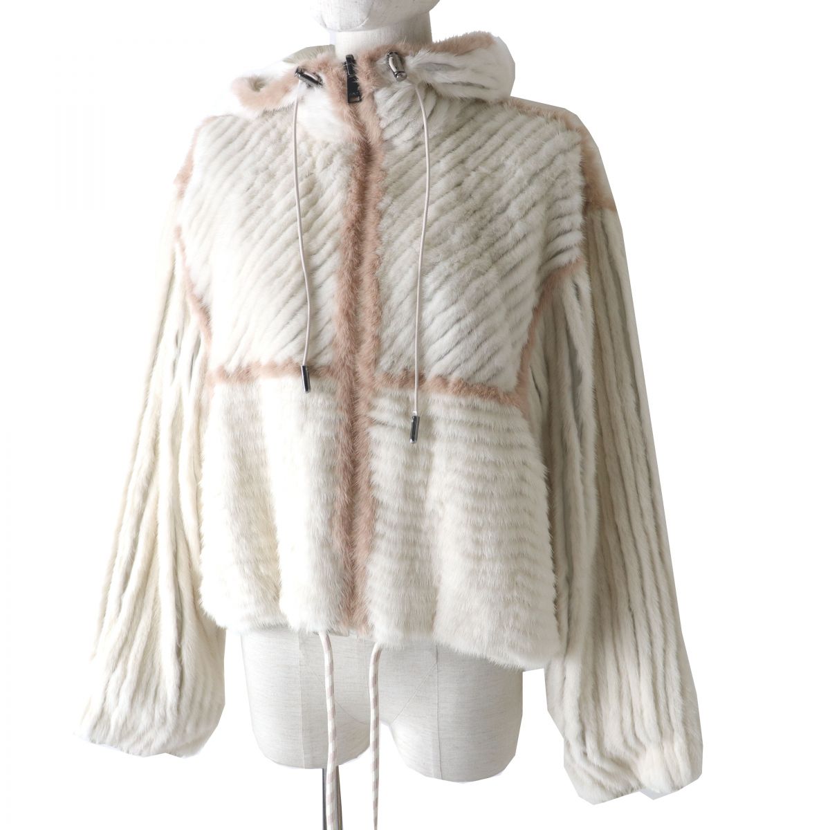 Fendi Women's Hooded Mink Reversible Jacket