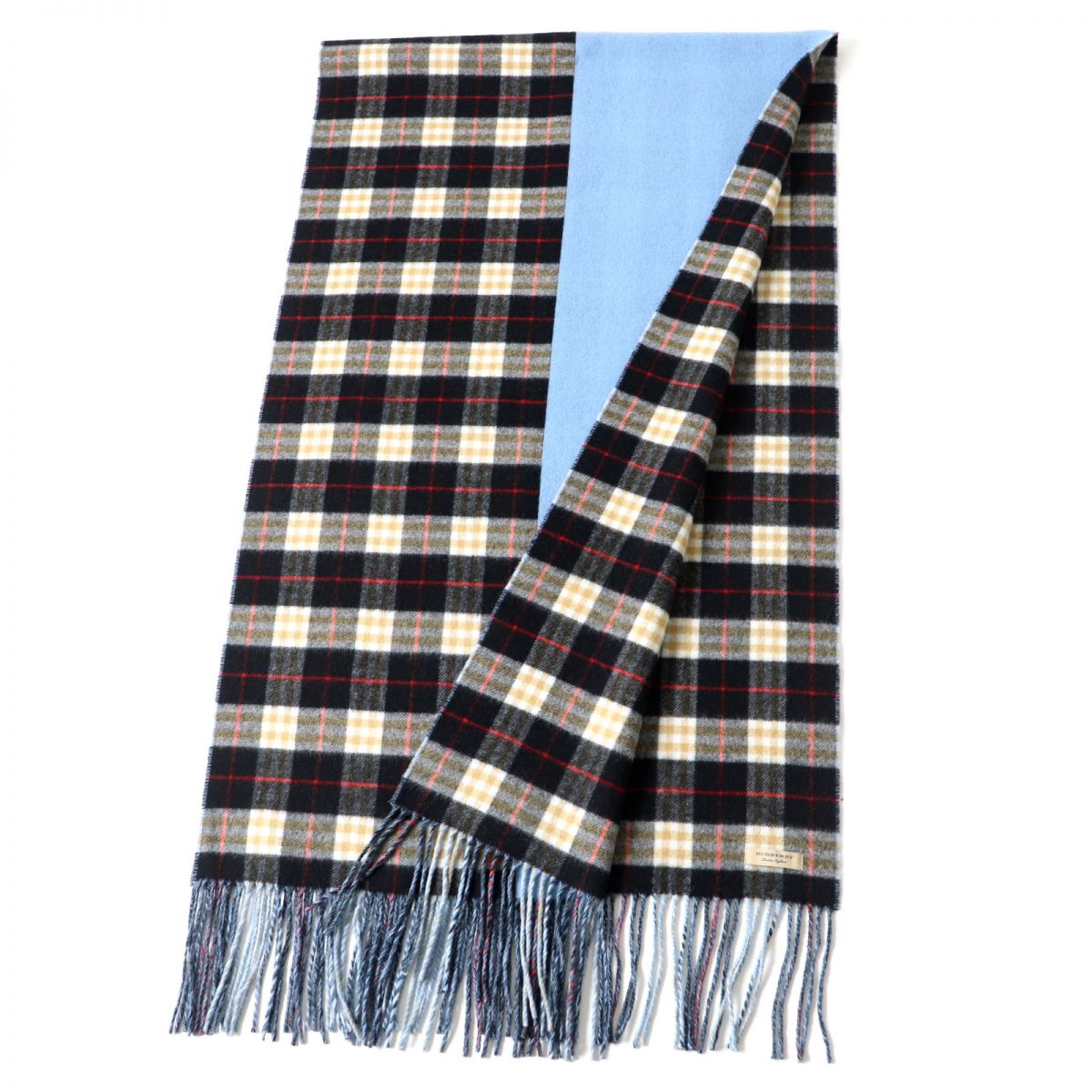 Burberry 100% Cashmere Shawl/Scarf Check