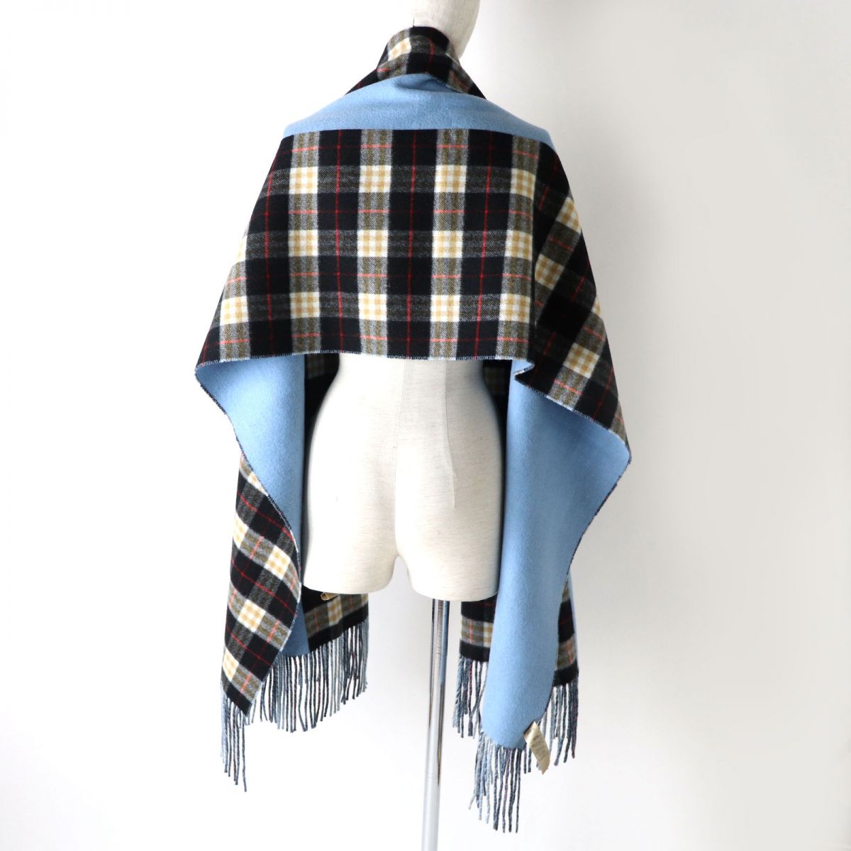 Burberry 100% Cashmere Shawl/Scarf Check