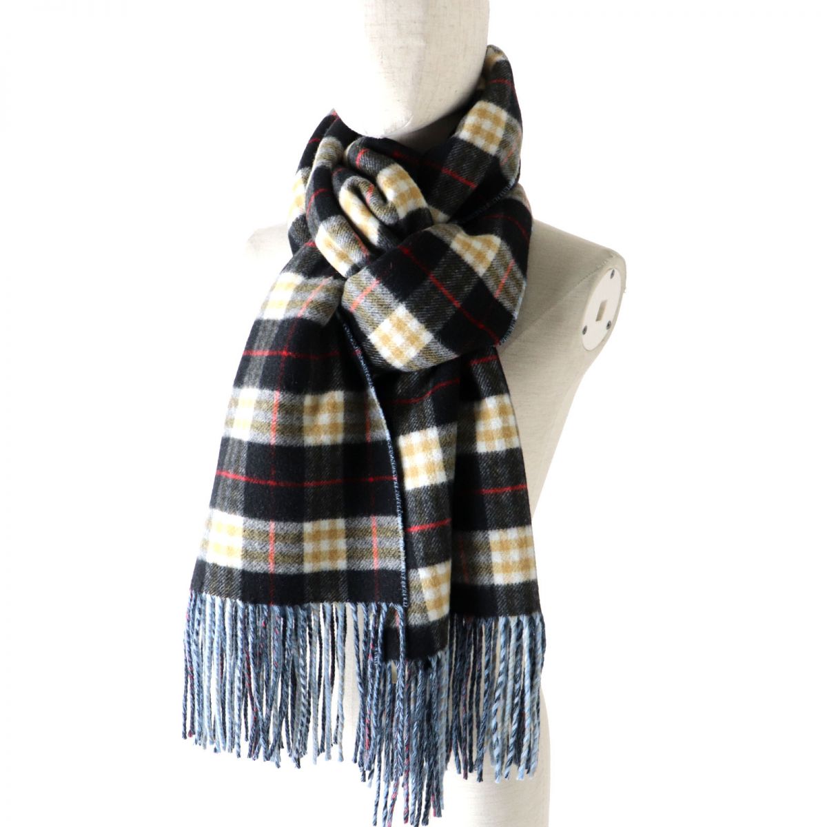 Burberry 100% Cashmere Shawl/Scarf Check