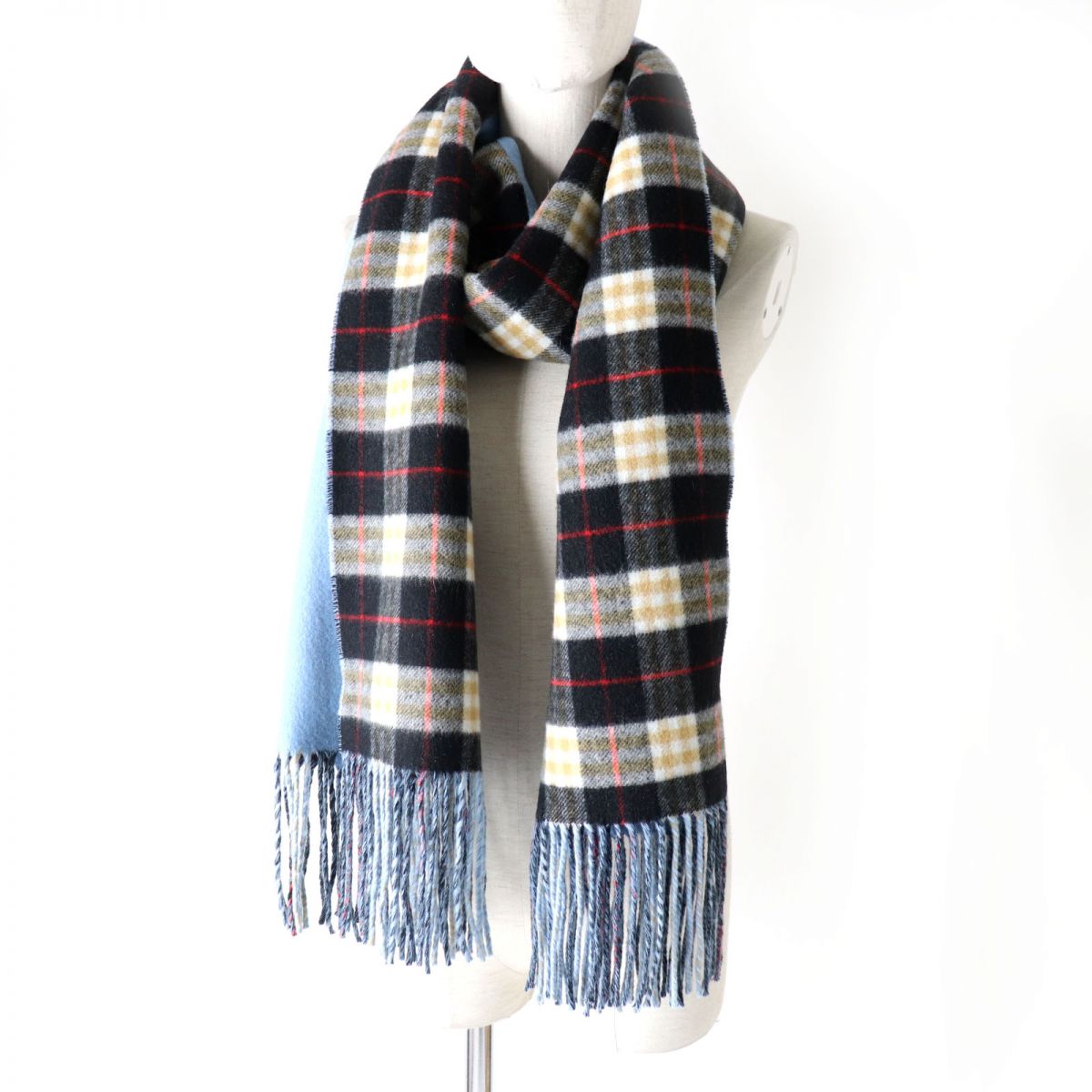 Burberry 100% Cashmere Shawl/Scarf Check