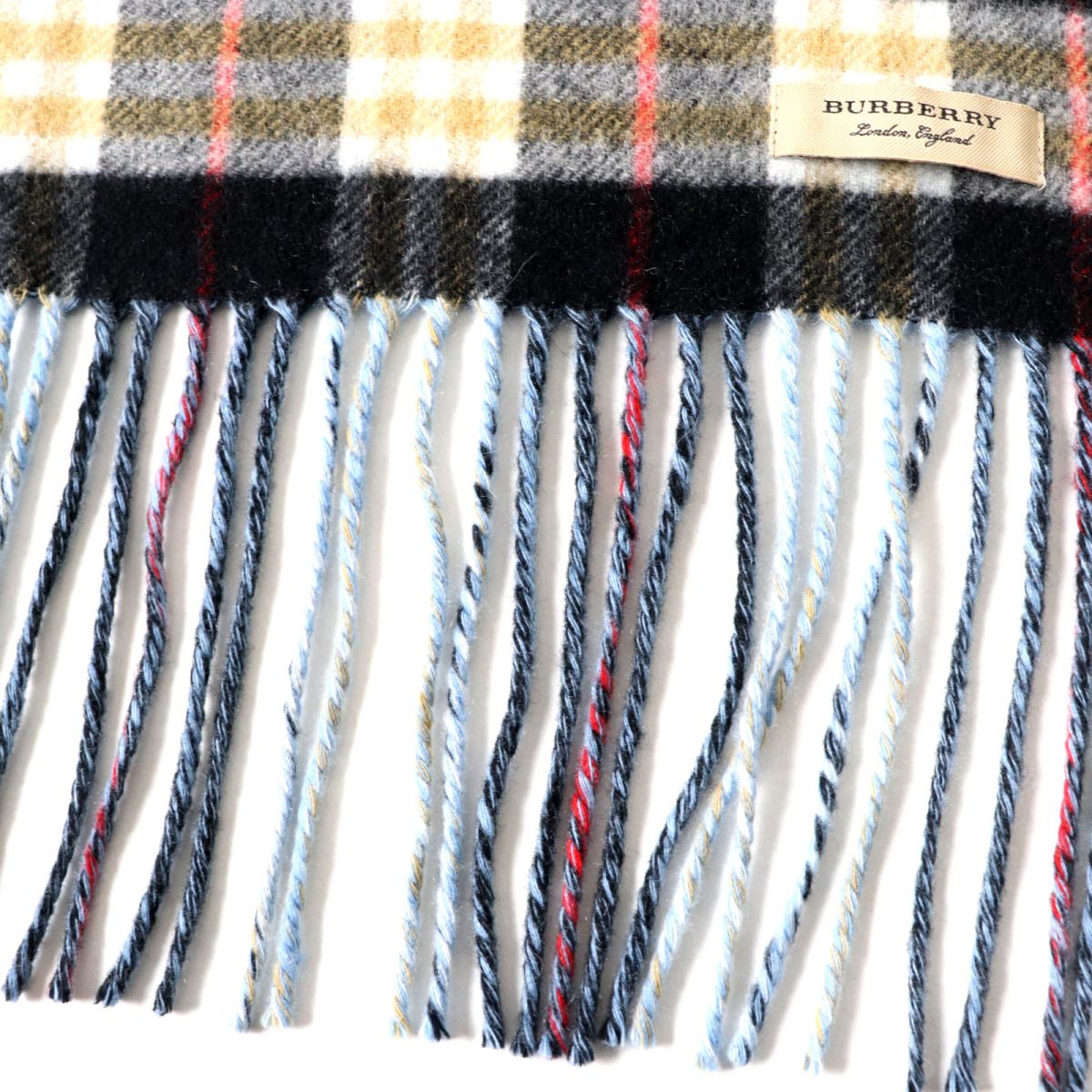 Burberry 100% Cashmere Shawl/Scarf Check